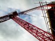 big red crane two