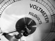 Old voltmeter in kilovolts