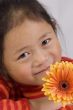 Young Girl with flower