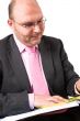 Businessman at work
