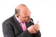Businessman smoking