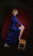 blond in darkness
