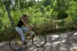 cyclist in motion