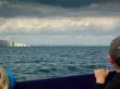 looking to sea from a boat