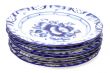 Blue plates