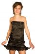 The girl in black dress