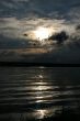 river reflection of sunlight