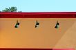 Green Lamps Yellow Wall