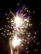 abstract firework glow