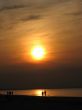 Sunset on the beach