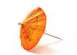 orange cocktail umbrella