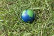 globe in the grass