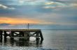 pier in sunset