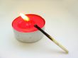tealight and match