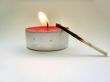 tealight and match