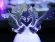 Crystal swans