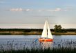 sailboat on a lake