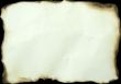 burned paper