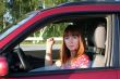Girl in car 1