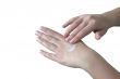 applying cream