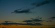 incredible evening sky panorama
