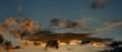 incredible evening sky panorama