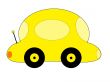 Yellow Cartoon Car