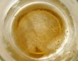 inside a glass of beer
