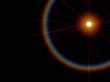 Small sun with spectral bow