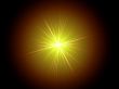 Sparkling lemon starburst light