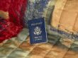 Passport on hotel room