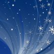 Abstract snowflake background