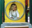 At the children`s playground