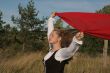 windy  young lady
