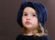  little girl in blue hat
