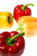 red and yellow peppers