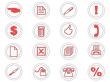 set of round icons