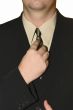 man in a black suit and tie