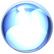 blue soap-bubble