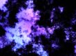 blue and purple nebula