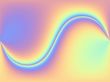 Sine wave rainbow colours