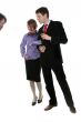  young  businessman and  secretary
