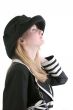 pretty young lady in hat