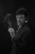 man with cigarette