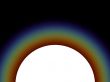 large rising moon