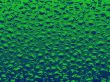 green and blue embossed