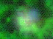 green honeycomb tiles