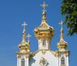 Russian church with gilded domes