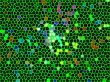 black and colour honeycomb