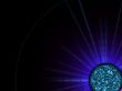 active blue sun